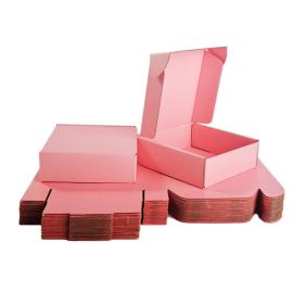 Pink mailer boxes