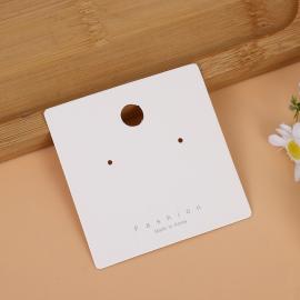 Custom Earring Cards with Holes Wholesale | Retail Ready Hanging Jewelry Display Tags Factory