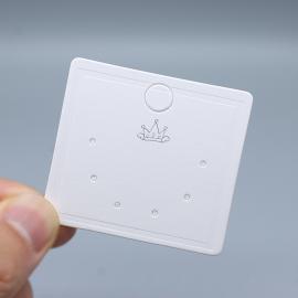 Custom Earring Card Punch Wholesale Precision Die Cut Multi Hole Jewelry Display Cards Factory