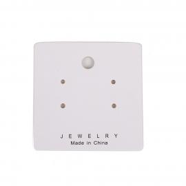 Custom Made Earring Display Cards Bulk | Premium Irregular Die-Cut Jewelry Branding Tags Factory