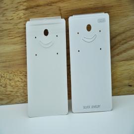 Premium Recycled Paper Earring Cards Wholesale | Plastic-Free 100% PCW Sustainable Jewelry Display Tags Factory