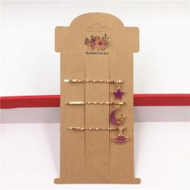 Hair Clip Display Cards Wholesale Bulk | Heavy-Duty Stackable Hair Bow Tag Factory