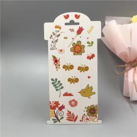 Heavy Duty Backing Cards for Hair Clips Wholesale FSC Paperboard Hairpin Barrette Packaging Backers Manufacturer