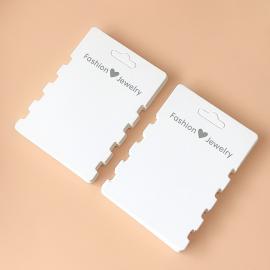 Premium Scrunchie Display Card Factory Wholesale FSC Certified Rigid Cardboard Hair Tie Packaging Tags Qingdao Lishimei Packaging
