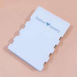 Custom Scrunchie Backing Cards Wholesale FSC Certified Luxury Rigid Cardboard Hair Tie Display Tags Manufacturer Qingdao Lishimei Packaging