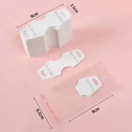 Wholesale Scrunchie Display Cards Factory Price FSC Certified Rigid Cardboard Hair Tie Packaging Tags Supplier Qingdao Lishimei Packaging