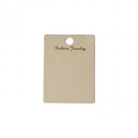 Foil Stamped Necklace Display Cards